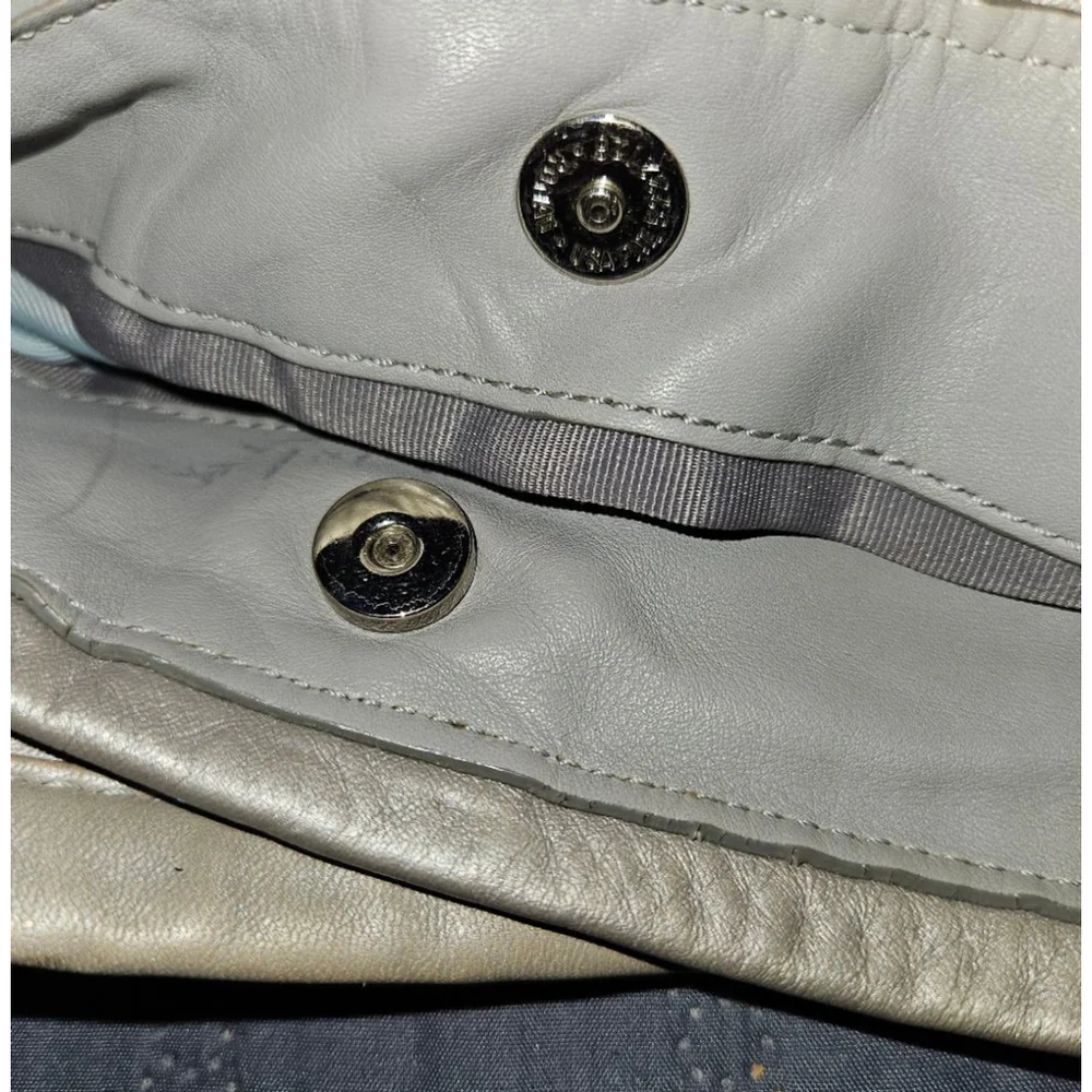 Coach Parker Perforated Grey Leather Hobo Bag w/Hangtag